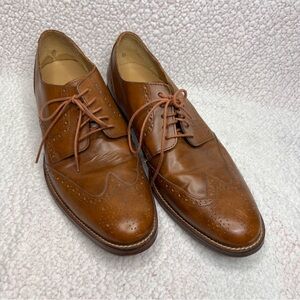 Cole Haan Grand.OS Men’s Wingtip Oxford Cognac Leather Size 10½ M (US) Baroque